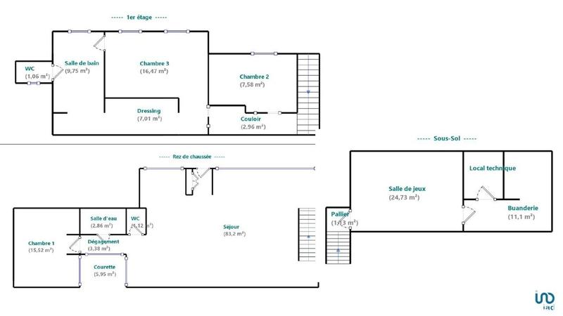 Loft - 196 m² - 5 pièces