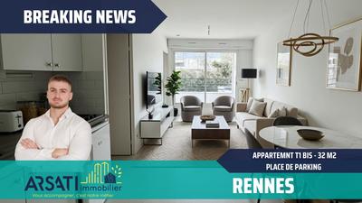 Appartement - 32 m² - 2 pièces