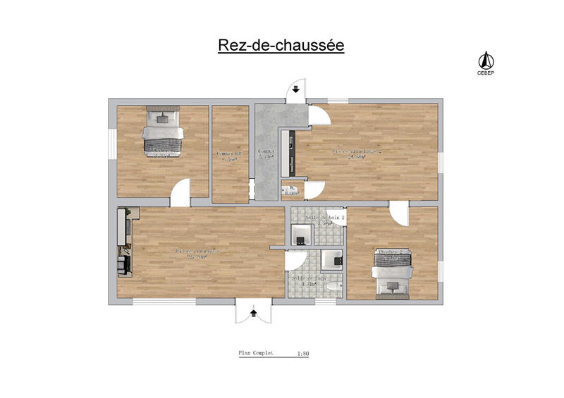 Immeuble - 216 m² - 2 pièces
