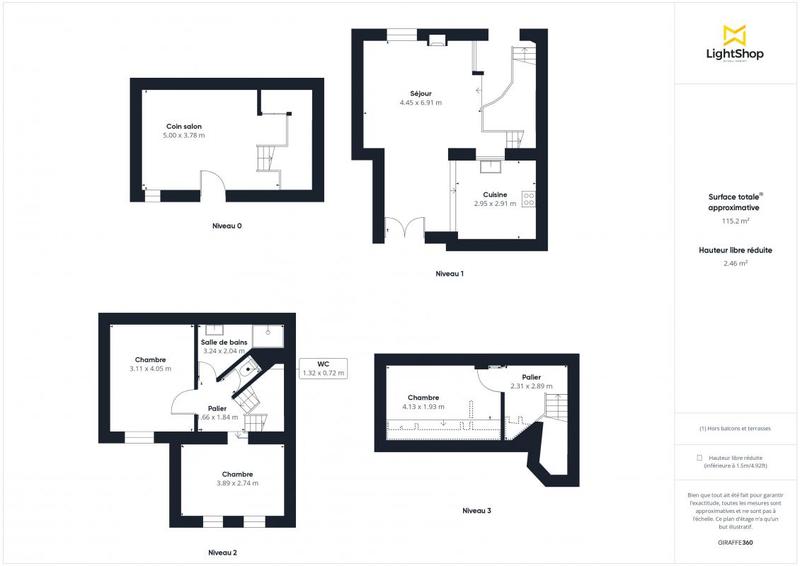 Maison - 74 m² - 4 pièces