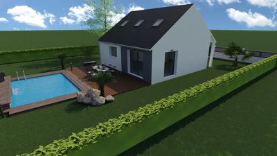 Maison - 80 m² - 5 pièces