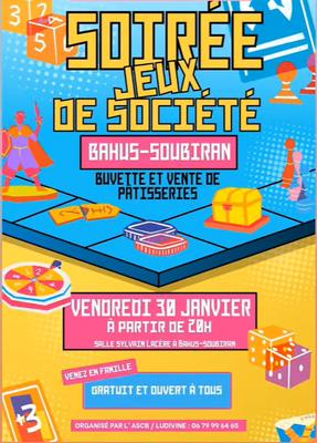 Soirée jeux de société
