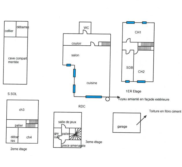 Maison de ville - 180 m² - 7 pièces