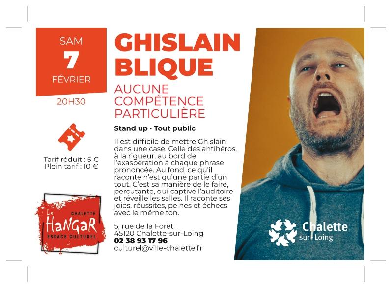 Stand up Ghislain Blique