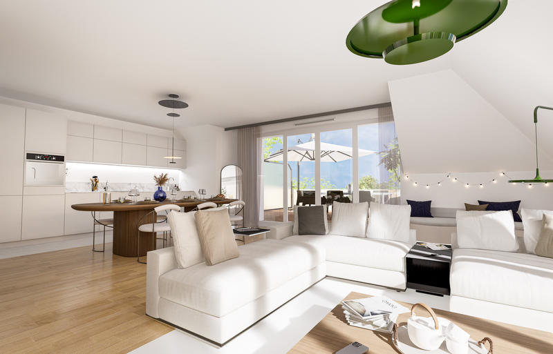 Duplex - 123 m² - 5 pièces