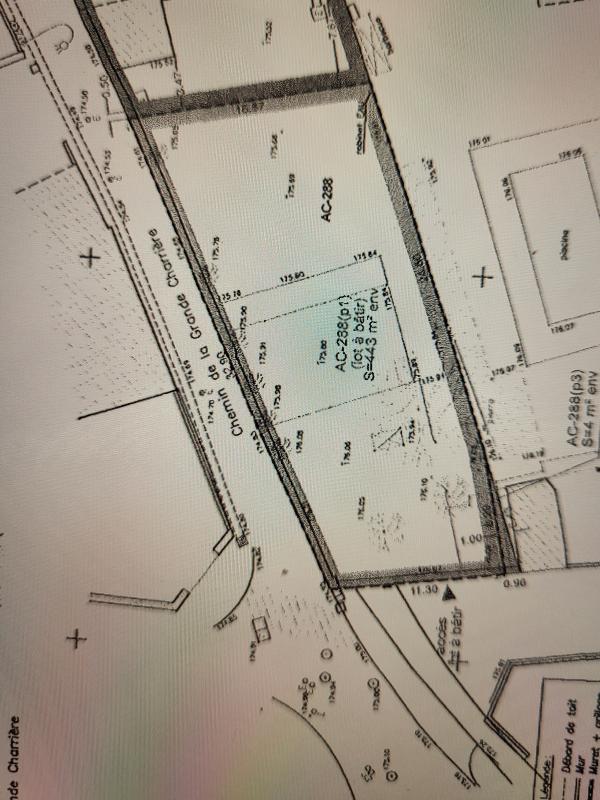 Terrain constructible - 443 m²