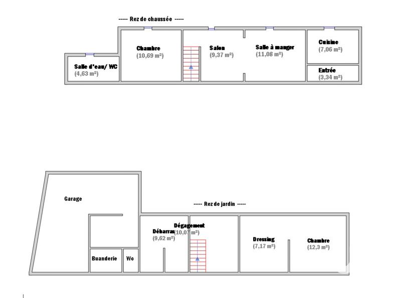 Maison - 76 m² - 4 pièces