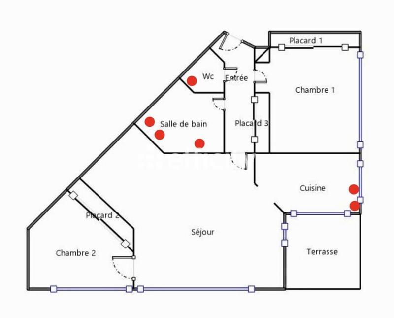 Appartement - 64 m² - 3 pièces