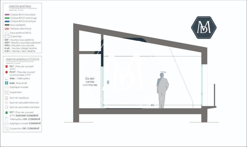 Studio - 14 m² - 1 pièce