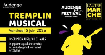 Inscription tremplin musical d'Audenge 2026