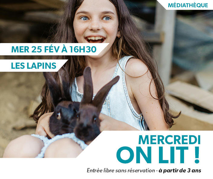 Mercredi on lit : les lapins