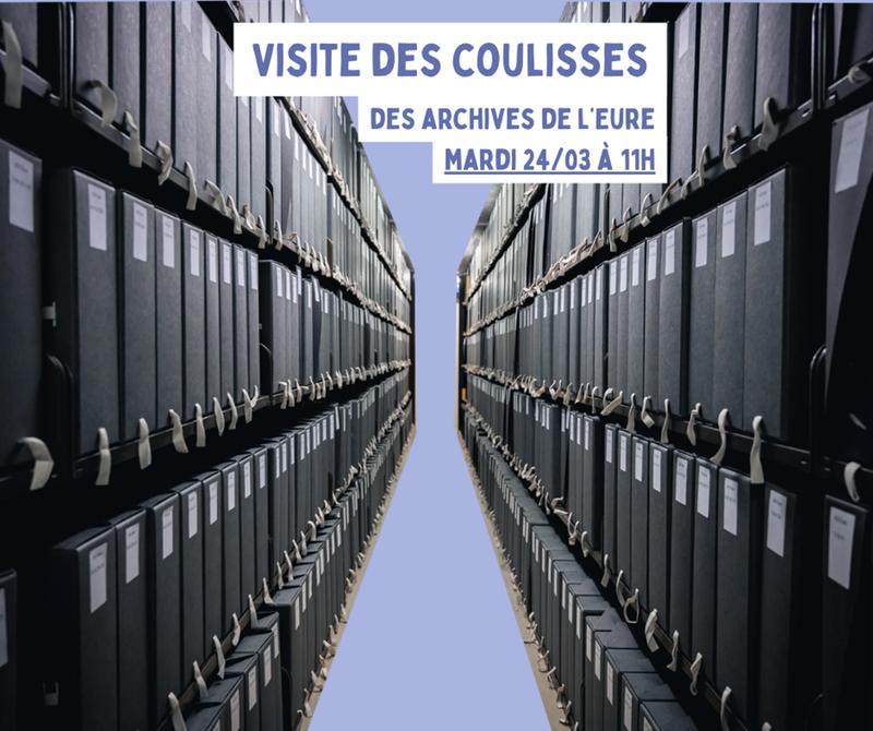 Visite des coulisses des archives de l'Eure
