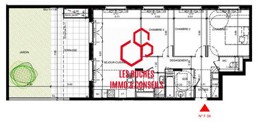 Appartement - 75 m² - 4 pièces