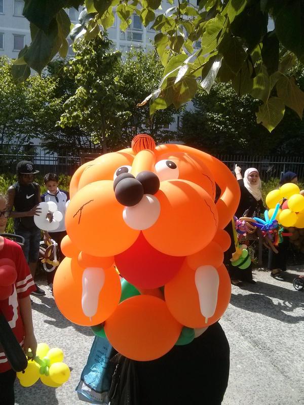 Atelier création masque de carnaval en ballons