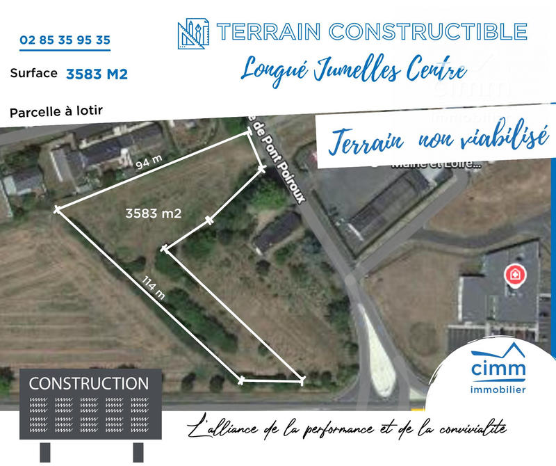 Terrain - 3 583 m²