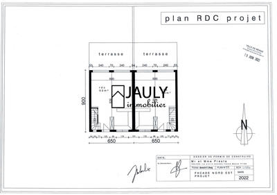 Terrain commercial - 1 264 m²