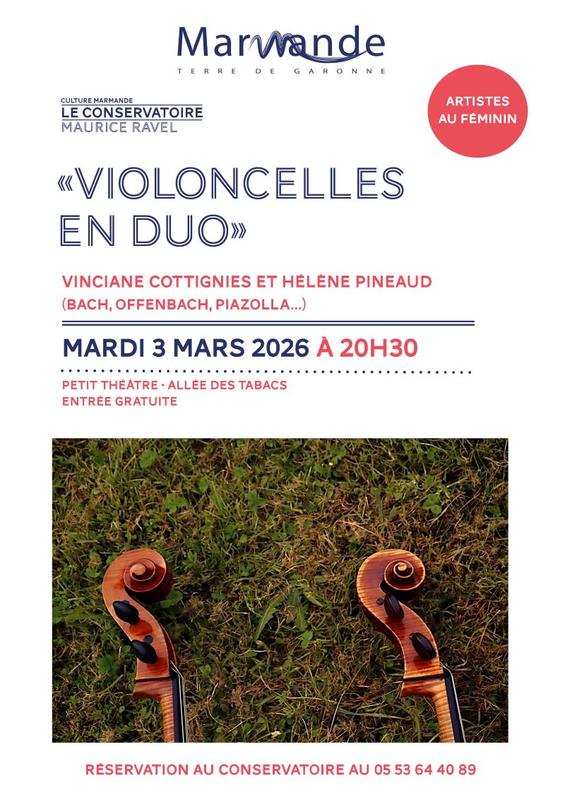 "Violoncelles en duo"