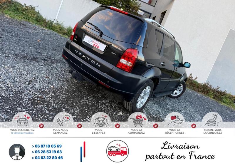 Ssangyong Rexton II 2.7 d 4x4 186cv 270 Xvd Sport (Mercedes) Grand Luxe Bva Mode Winter Sport*Vitres teintées*Attelage*Marche pied*Barres de toit*Moteur à Chaine* Véhicule Sous Garantie Révision Ok* Carte Grise Moitié prix (Véhicule plus 10 ans)* équipé P
