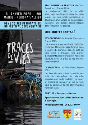 Soirée de projection "Traces de vies"