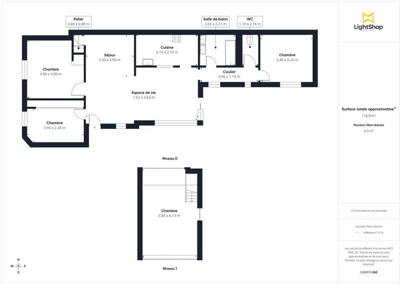 Maison - 107 m² - 6 pièces