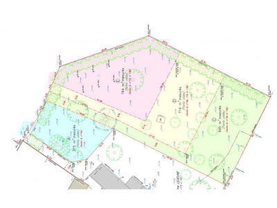 Terrain - 845 m²