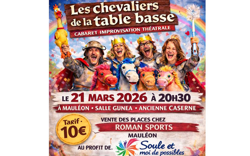 Spectacle : les chevaliers de la table basse