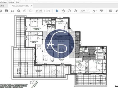 Appartement - 134 m² - 5 pièces
