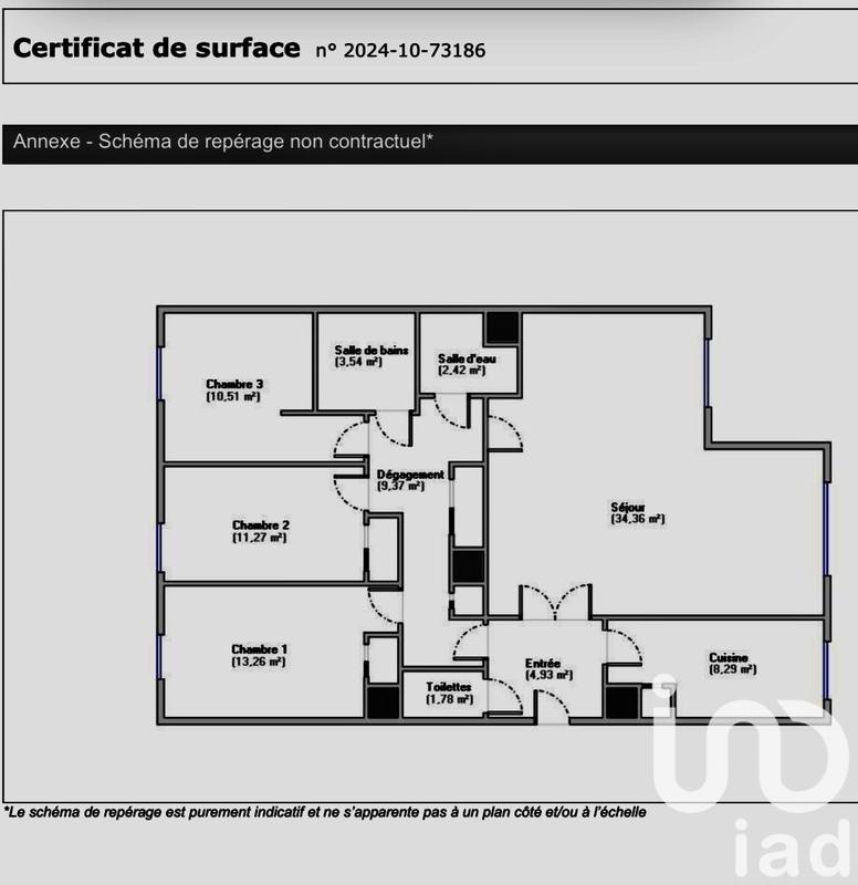 Appartement - 100 m² - 5 pièces