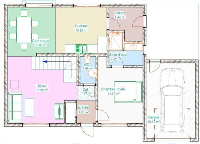 Maison - 126 m² - 6 pièces