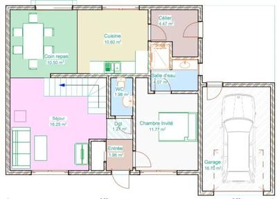 Maison - 126 m² - 6 pièces