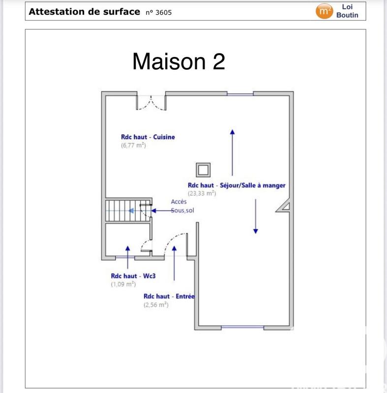 Maison de ville - 145 m² - 7 pièces