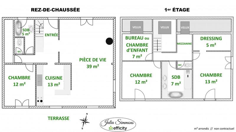 Maison - 130 m² - 6 pièces