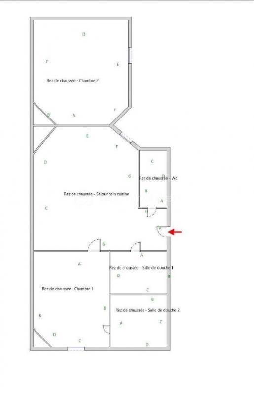 Appartement - 42 m² - 3 pièces