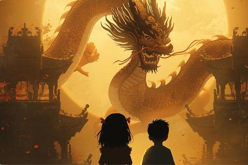 Parcours conté au château Citran - Cyril &amp; Lisa fêtent le nouvel an chinois