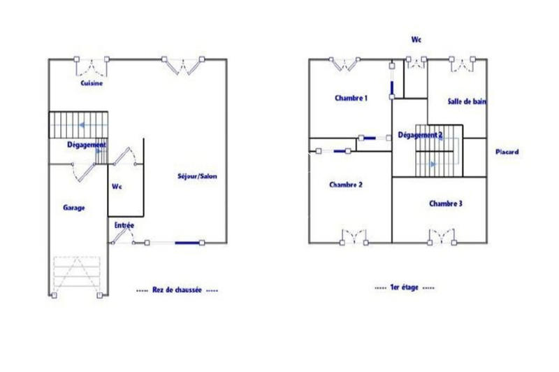 Maison - 91 m² - 4 pièces