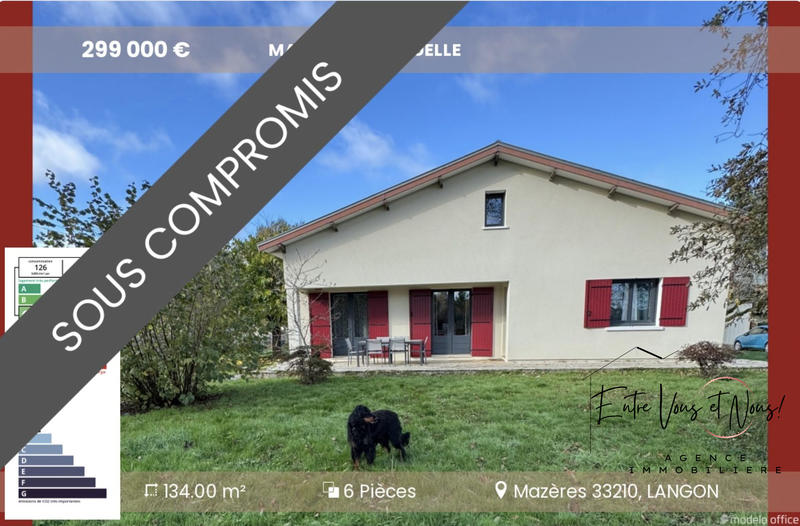 Maison traditionnelle - 134 m² - 6 pièces