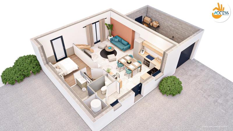 Maison - 70 m² - 5 pièces