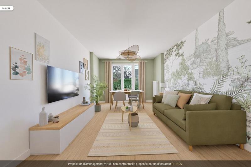 Appartement - 62 m² - 3 pièces