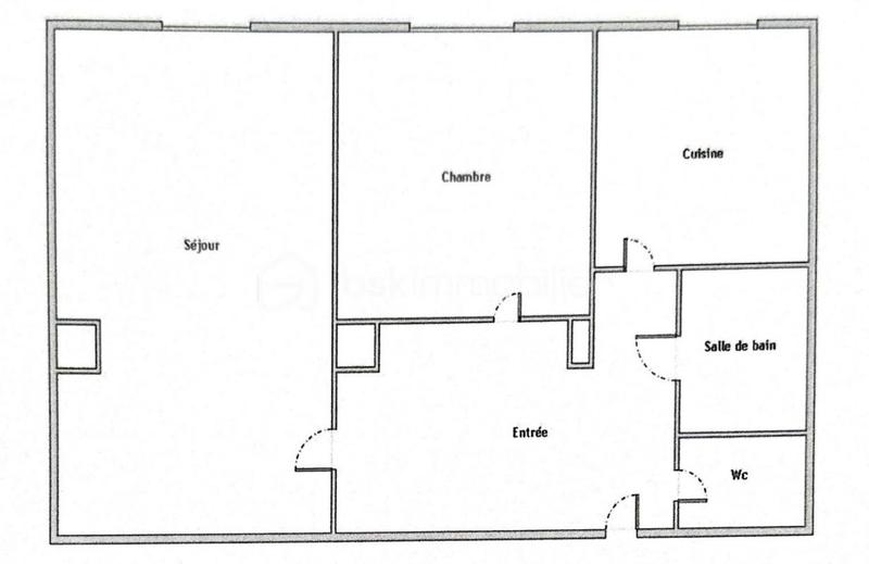 Appartement - 55 m² - 2 pièces