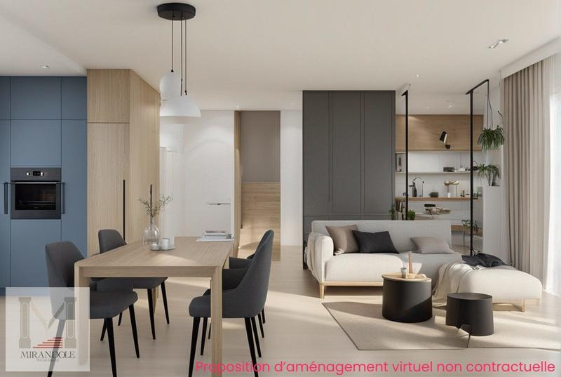 Appartement - 62 m² - 3 pièces