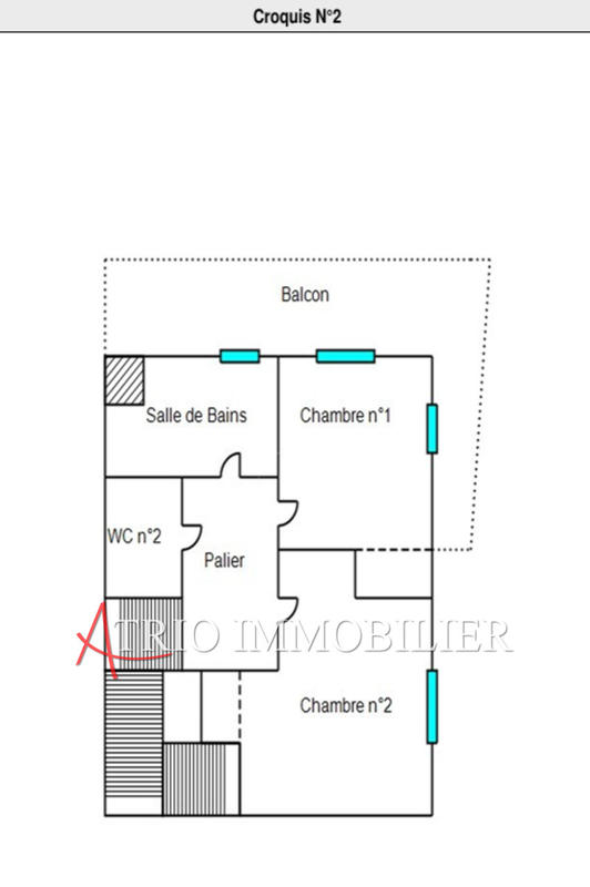 Duplex - 63 m² - 3 pièces
