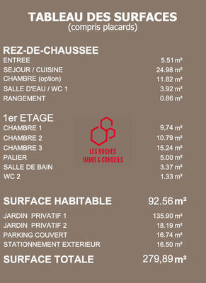 Maison - 93 m² - 4 pièces