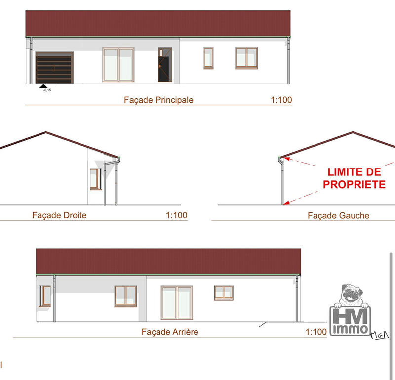 Maison - 99 m² - 4 pièces