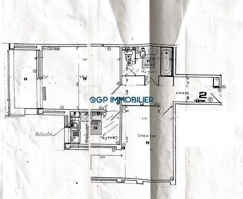 Appartement - 60 m² - 2 pièces