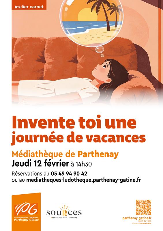 "Invente-toi une journée de vacances" - Atelier carnet