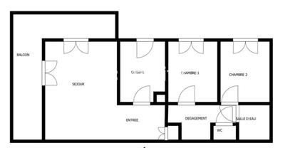 Appartement - 64 m² - 3 pièces