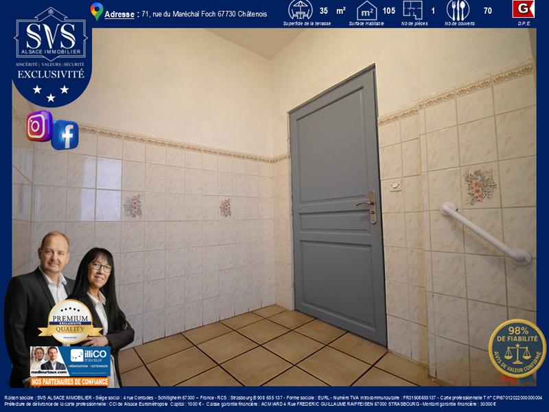 Maison - 105 m² - 1 pièce