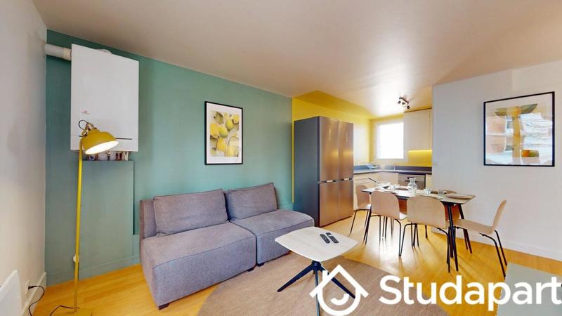 Chambre - 9 m² - 1 pièce