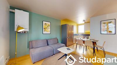 Chambre - 9 m² - 1 pièce