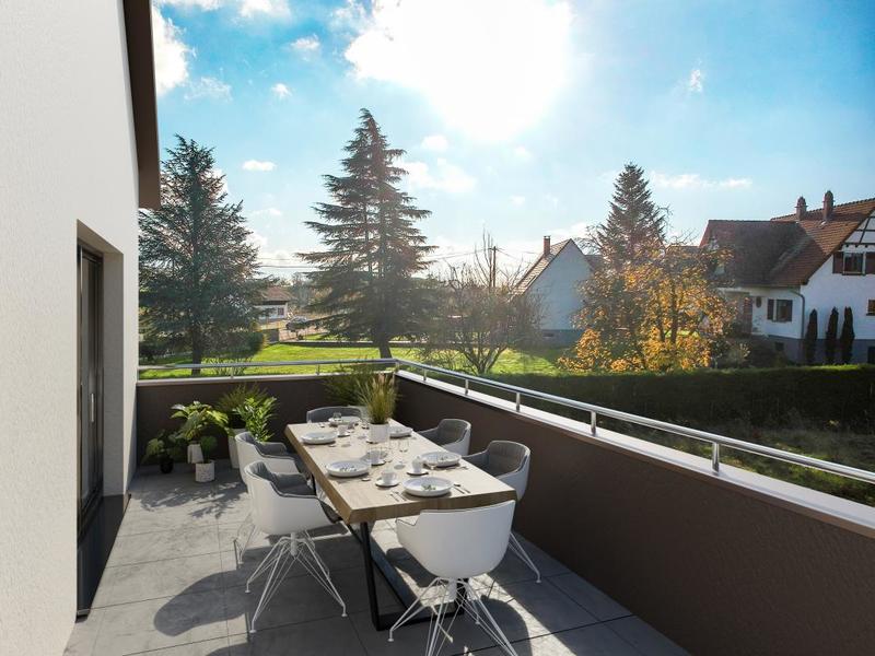 Appartement - 65 m² - 3 pièces